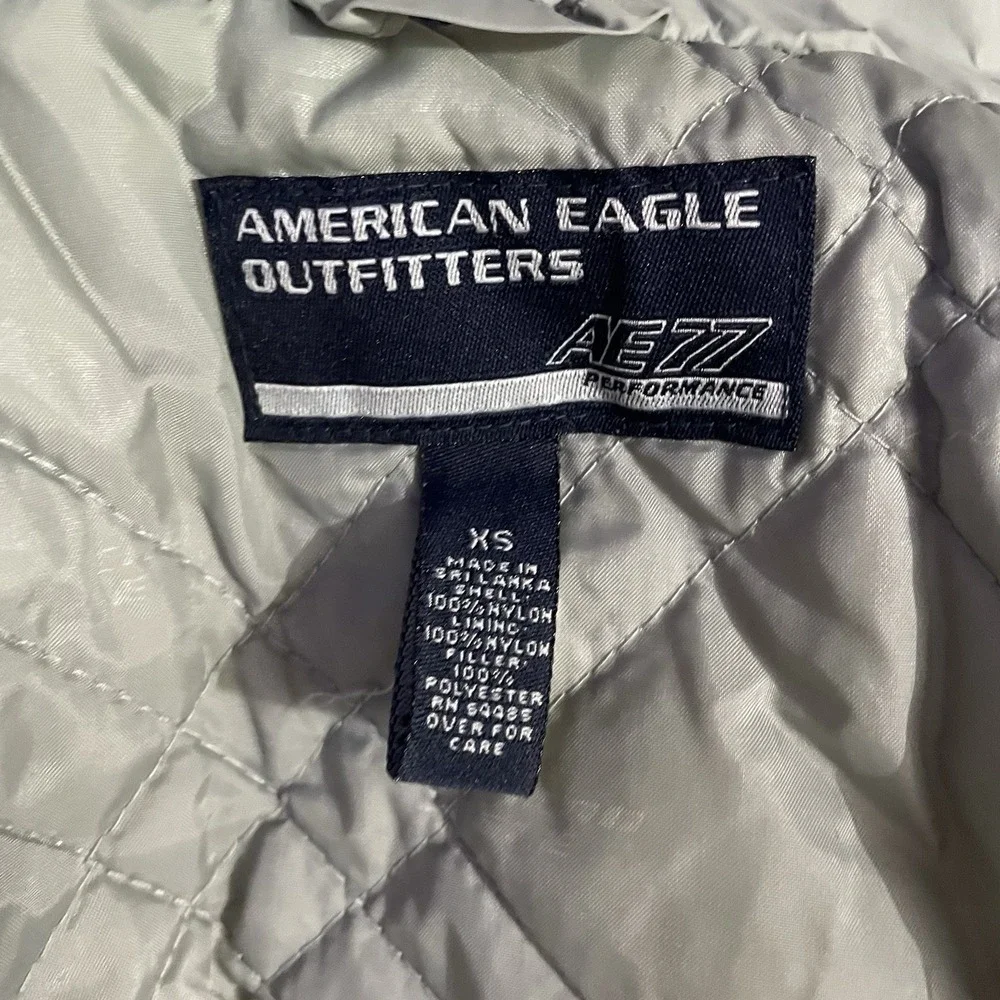 American Eagle Outfitters Jacket Womens Size XS Yellow Gray Performance Snow Ski